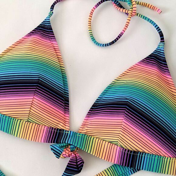 Victoria's Secret Push Up Bikini Halter Top Y2K L - Picture 5 of 8